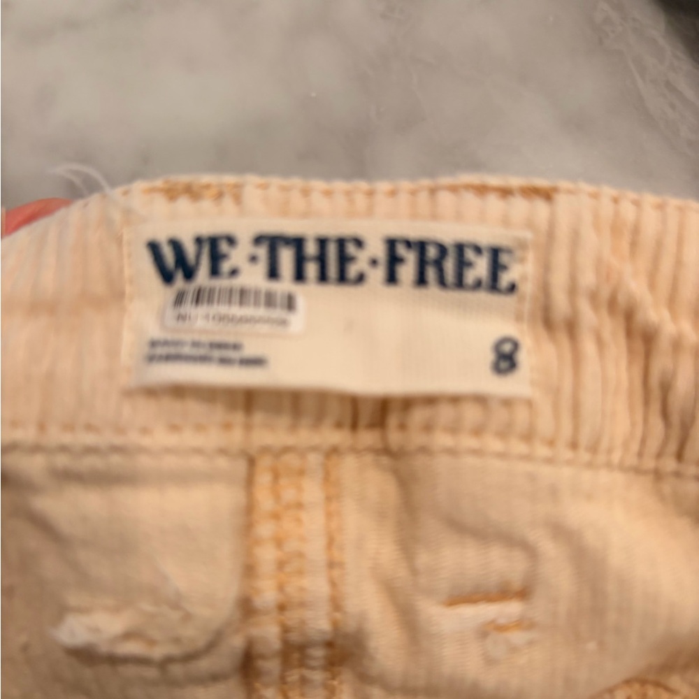 Free People Cream Corduroy skirt New condition - Picture 7 of 7